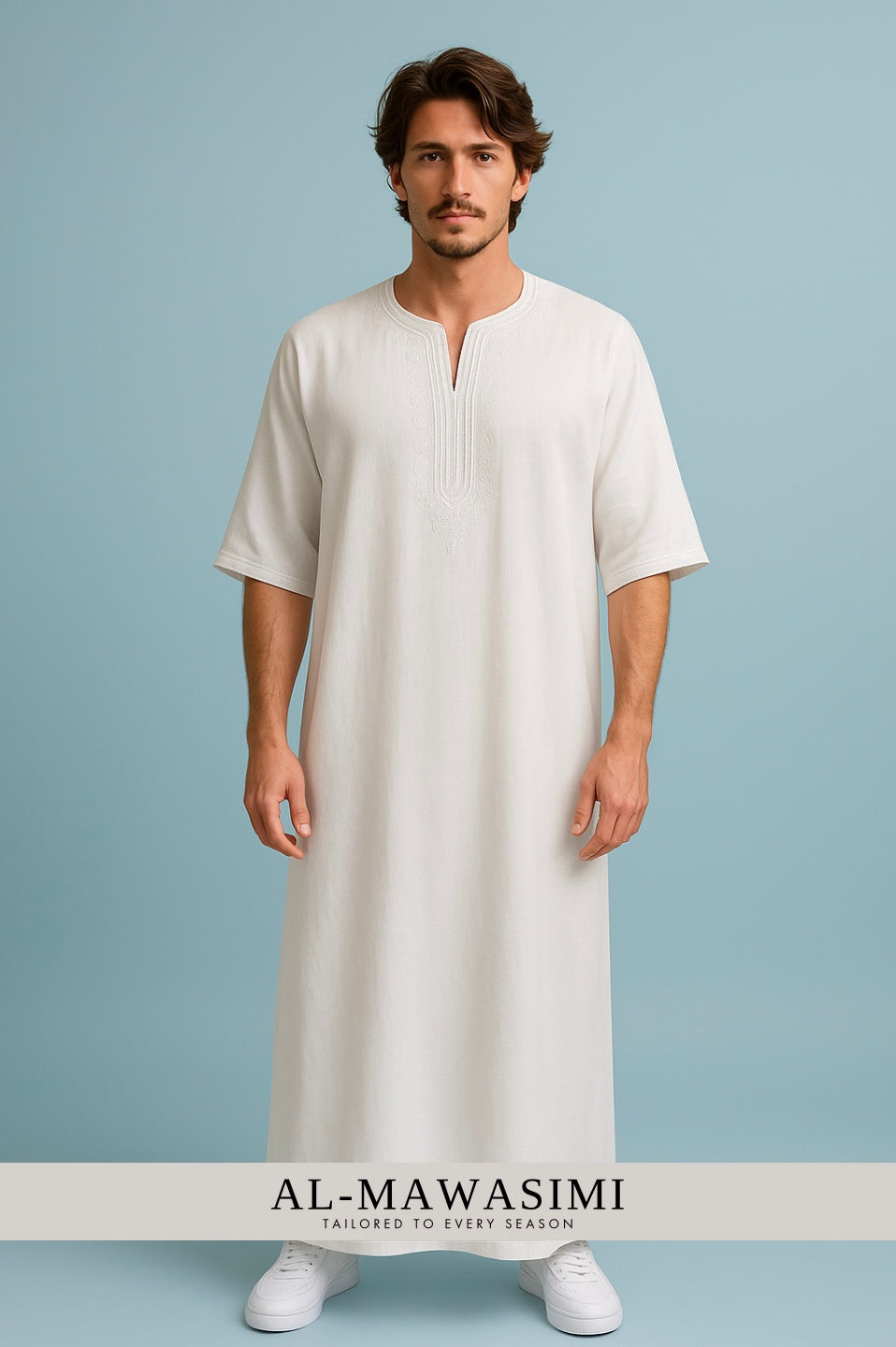 Linen Moroccan Gandoura - Pre Order